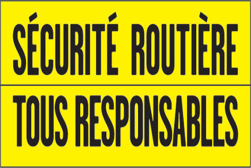 Sécurité routière tous responsables